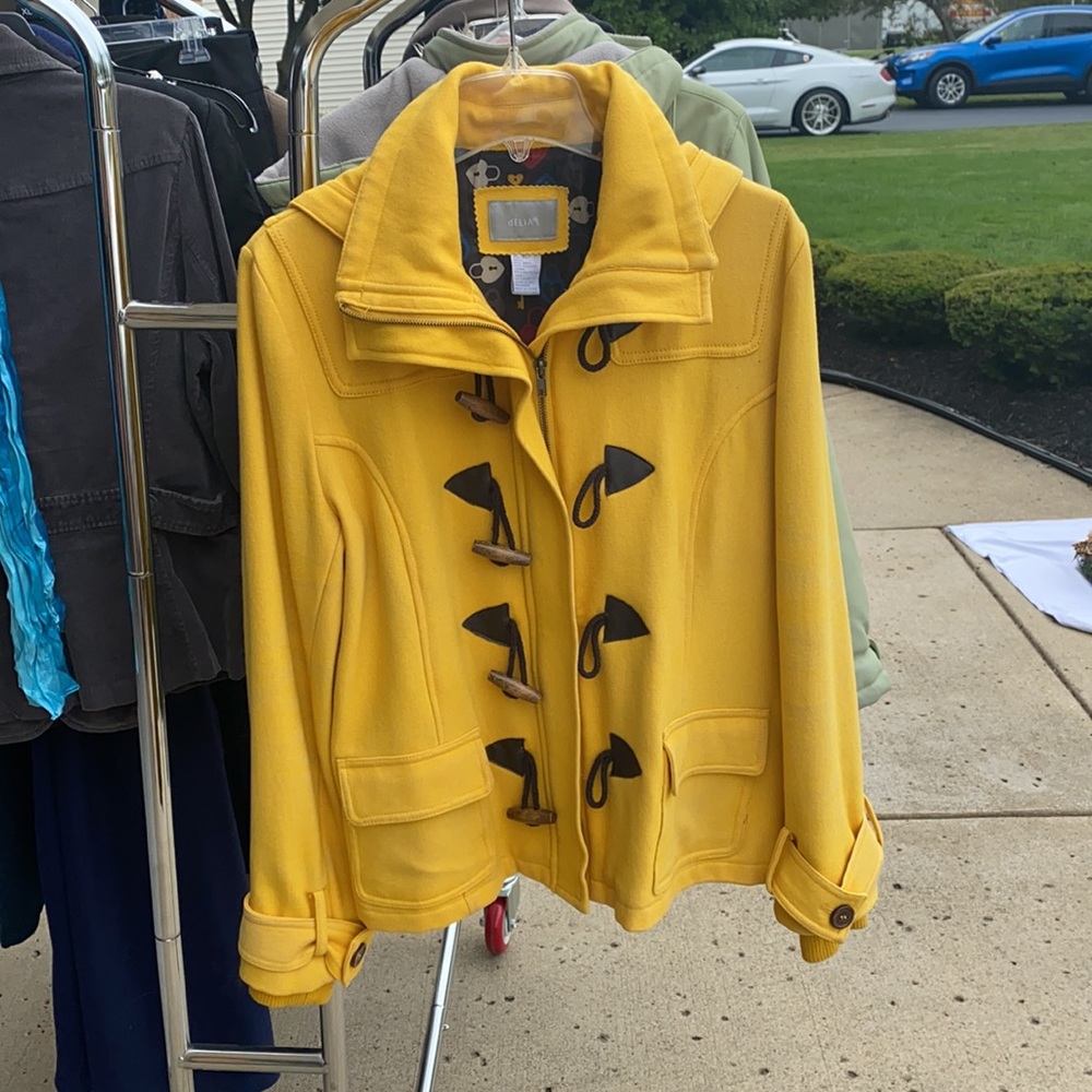 Yellow coat